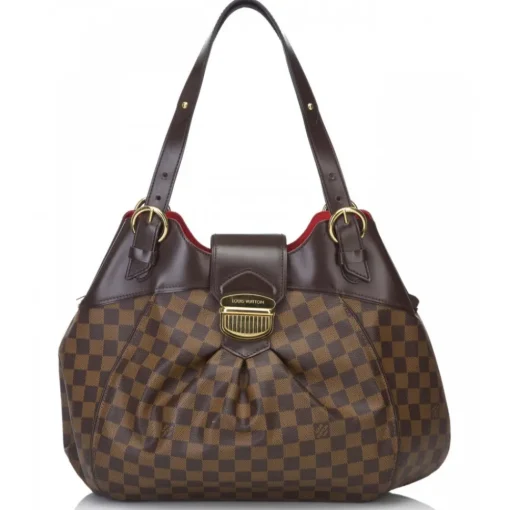 Louis Vuitton Vintage Vintage Bags-- Damier Ebene Sistina GM Bag - Brown - Damier Canvas and Leather Handbag - Luxury High Quality - Avvenice