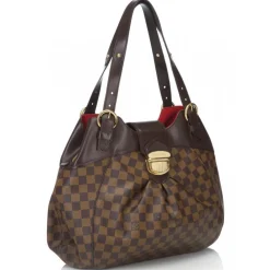 Louis Vuitton Vintage Vintage Bags-- Damier Ebene Sistina GM Bag - Brown - Damier Canvas and Leather Handbag - Luxury High Quality - Avvenice