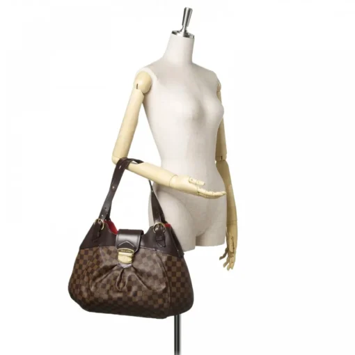 Louis Vuitton Vintage Vintage Bags-- Damier Ebene Sistina GM Bag - Brown - Damier Canvas and Leather Handbag - Luxury High Quality - Avvenice