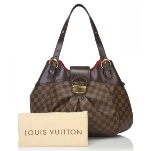 Louis Vuitton Vintage Vintage Bags-- Damier Ebene Sistina GM Bag - Brown - Damier Canvas and Leather Handbag - Luxury High Quality - Avvenice