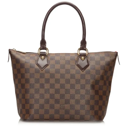 Louis Vuitton Vintage Vintage Bags-- Damier Ebene Saleya PM Bag - Brown - Damier Canvas and Leather Handbag - Luxury High Quality - Avvenice