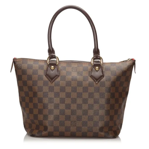 Louis Vuitton Vintage Vintage Bags-- Damier Ebene Saleya PM Bag - Brown - Damier Canvas and Leather Handbag - Luxury High Quality - Avvenice