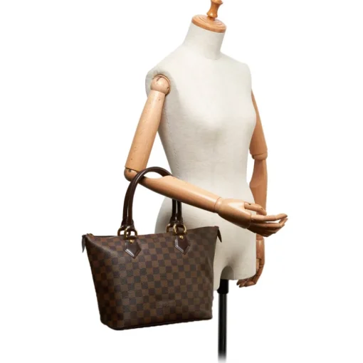 Louis Vuitton Vintage Vintage Bags-- Damier Ebene Saleya PM Bag - Brown - Damier Canvas and Leather Handbag - Luxury High Quality - Avvenice