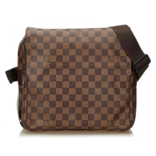 Louis Vuitton Vintage Vintage Bags-- Damier Ebene Naviglio Bag - Brown - Damier Canvas and Leather Handbag - Luxury High Quality - Avvenice