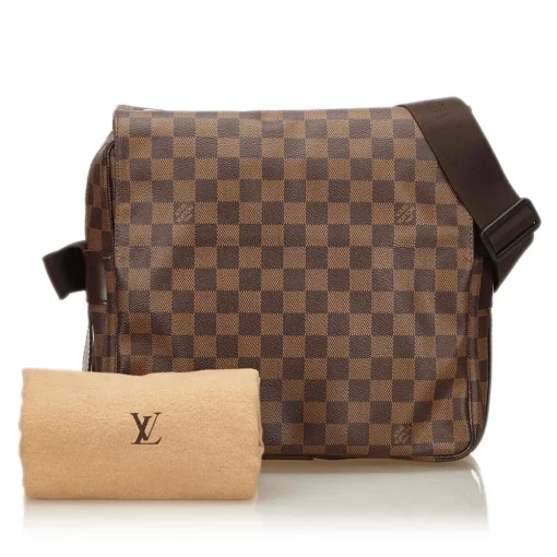Louis Vuitton Vintage Vintage Bags-- Damier Ebene Naviglio Bag - Brown - Damier Canvas and Leather Handbag - Luxury High Quality - Avvenice