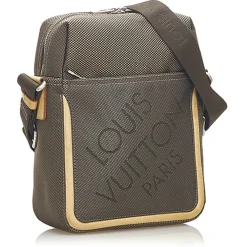 Louis Vuitton Vintage Vintage Bags-- Damier Geant Citadin - Brown - Fabric Canvas and Calf Leather Crossbody Bag - Luxury High Quality - Avvenice