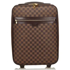 Louis Vuitton Vintage Vintage Luggage-- Damier Ebene Pegase 50 Trolley - Brown - Leather Trolley - Luxury High Quality - Avvenice