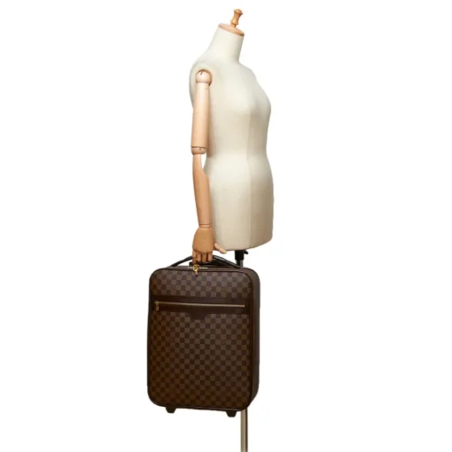 Louis Vuitton Vintage Vintage Luggage-- Damier Ebene Pegase 50 Trolley - Brown - Leather Trolley - Luxury High Quality - Avvenice