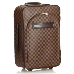 Louis Vuitton Vintage Vintage Luggage-- Damier Ebene Pegase 60 Trolley - Brown - Leather Trolley - Luxury High Quality - Avvenice
