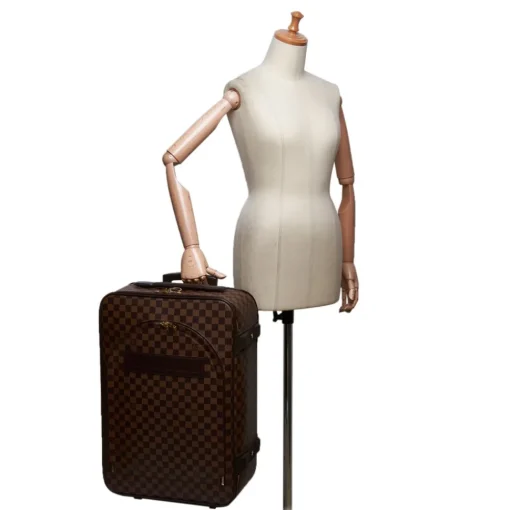Louis Vuitton Vintage Vintage Luggage-- Damier Ebene Pegase 60 Trolley - Brown - Leather Trolley - Luxury High Quality - Avvenice