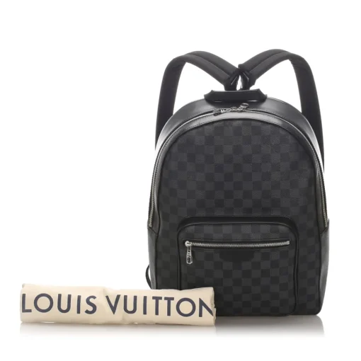 Louis Vuitton Vintage Vintage Backpacks-- Damier Graphite Josh Backpack - Black - Leather Backpack - Luxury High Quality - Avvenice