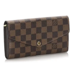 Louis Vuitton Vintage Vintage Wallets-- Damier Ebene Sarah NM Wallet - Brown - Leather Wallet - Luxury High Quality - Avvenice