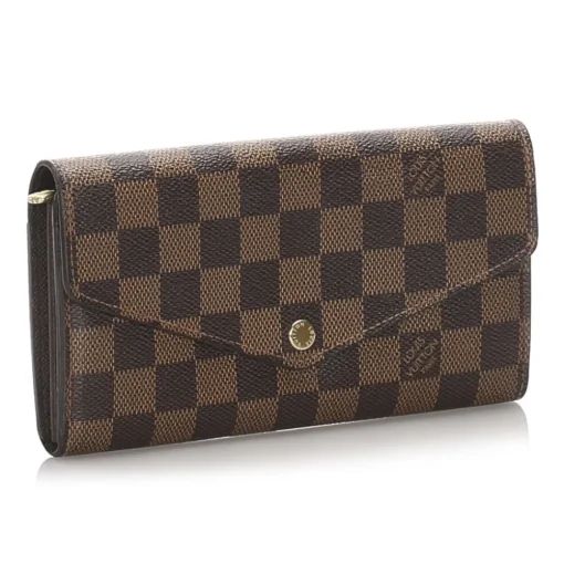 Louis Vuitton Vintage Vintage Wallets-- Damier Ebene Sarah NM Wallet - Brown - Leather Wallet - Luxury High Quality - Avvenice