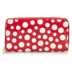 Louis Vuitton Vintage Vintage Wallets-- Dots Infinity Vernis Zippy Wallet - Red White - Leather Wallet - Luxury High Quality - Avvenice