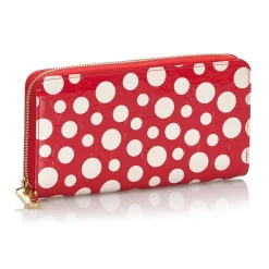 Louis Vuitton Vintage Vintage Wallets-- Dots Infinity Vernis Zippy Wallet - Red White - Leather Wallet - Luxury High Quality - Avvenice