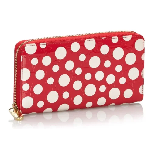 Louis Vuitton Vintage Vintage Wallets-- Dots Infinity Vernis Zippy Wallet - Red White - Leather Wallet - Luxury High Quality - Avvenice