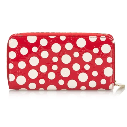 Louis Vuitton Vintage Vintage Wallets-- Dots Infinity Vernis Zippy Wallet - Red White - Leather Wallet - Luxury High Quality - Avvenice