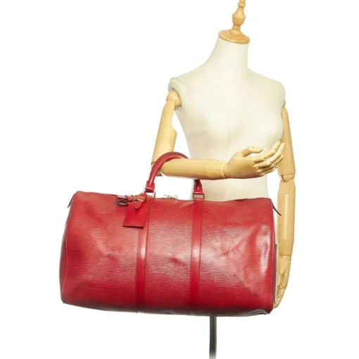 Louis Vuitton Vintage Vintage Bags-- Epi Keepall 50 - Red - Epi Leather Travel Bag - Luxury High Quality - Avvenice