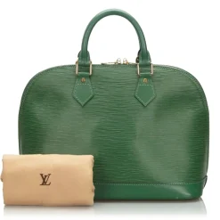 Louis Vuitton Vintage Vintage Bags-- Epi Alma PM - Green - Leather and Epi Leather Handbag - Luxury High Quality - Avvenice