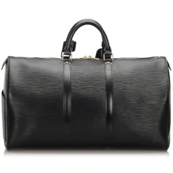Louis Vuitton Vintage Vintage Bags-- Epi Keepall 50 Bag - Black - Leather and Epi Leather Handbag - Luxury High Quality - Avvenice