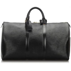 Louis Vuitton Vintage Vintage Bags-- Epi Keepall 50 Bag - Black - Leather and Epi Leather Handbag - Luxury High Quality - Avvenice