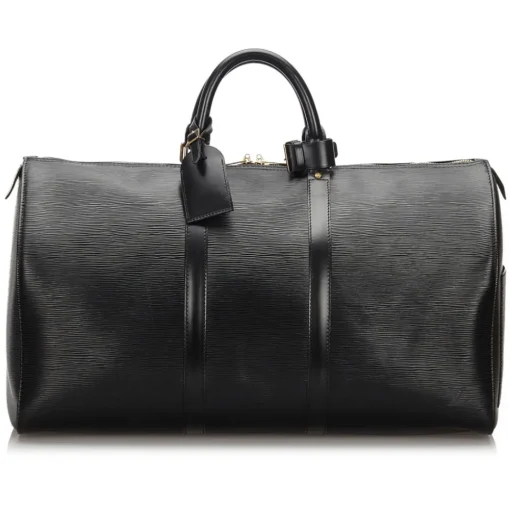 Louis Vuitton Vintage Vintage Bags-- Epi Keepall 50 Bag - Black - Leather and Epi Leather Handbag - Luxury High Quality - Avvenice