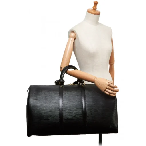 Louis Vuitton Vintage Vintage Bags-- Epi Keepall 50 Bag - Black - Leather and Epi Leather Handbag - Luxury High Quality - Avvenice