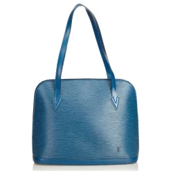 Louis Vuitton Vintage Vintage Bags-- Epi Lussac Bag - Blue - Leather and Epi Leather Handbag - Luxury High Quality - Avvenice