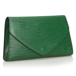 Louis Vuitton Vintage Vintage Bags-- Epi Art Deco Clutch Bag - Green - Leather and Epi Leather Handbag - Luxury High Quality - Avvenice