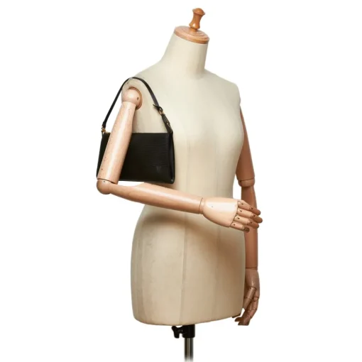 Louis Vuitton Vintage Vintage Bags-- Epi Pochette Accessoires Bag - Black - Leather and Epi Leather Handbag - Luxury High Quality - Avvenice