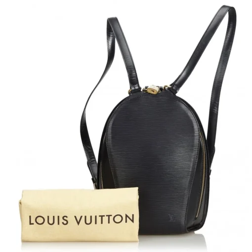 Louis Vuitton Vintage Vintage Backpacks-- Epi Mabillon Bag - Black - Leather and Epi Leather Backpack - Luxury High Quality - Avvenice