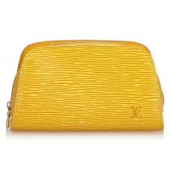 Louis Vuitton Vintage Other Accessories Vintage-- Epi Pouch - Yellow - Leather and Epi Leather Pouch - Luxury High Quality - Avvenice