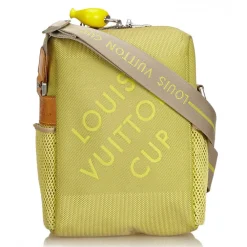 Louis Vuitton Vintage Vintage Bags-- LV Cup Weatherly Crossbody Bag - Yellow - Canvas and Leather Handbag - Luxury High Quality - Avvenice