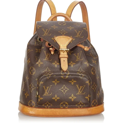 Louis Vuitton Vintage Vintage Bags-- Monogram Montsouris PM - Brown - Canvas and Vachetta Leather Backpack - Luxury High Quality - Avvenice