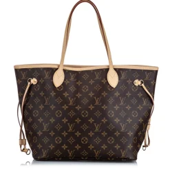 Louis Vuitton Vintage Vintage Bags-- Monogram Neverfull MM Bag - Brown - Monogram Canvas and Leather Handbag - Luxury High Quality - Avvenice