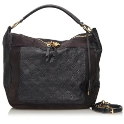 Louis Vuitton Vintage Vintage Bags-- Monogram Empreinte Audacieuse MM Bag - Navy Blue - Leather and Suede Handbag - Luxury High Quality - Avvenice