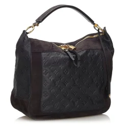 Louis Vuitton Vintage Vintage Bags-- Monogram Empreinte Audacieuse MM Bag - Navy Blue - Leather and Suede Handbag - Luxury High Quality - Avvenice