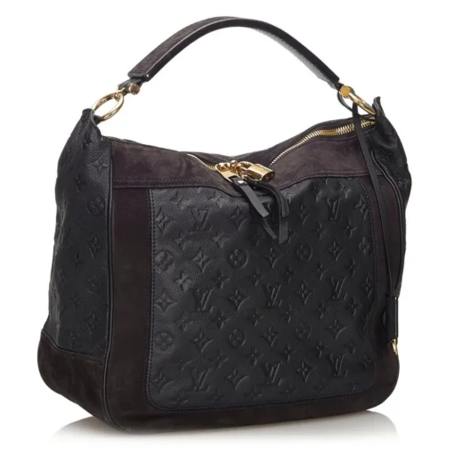 Louis Vuitton Vintage Vintage Bags-- Monogram Empreinte Audacieuse MM Bag - Navy Blue - Leather and Suede Handbag - Luxury High Quality - Avvenice