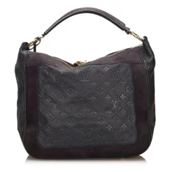 Louis Vuitton Vintage Vintage Bags-- Monogram Empreinte Audacieuse MM Bag - Navy Blue - Leather and Suede Handbag - Luxury High Quality - Avvenice