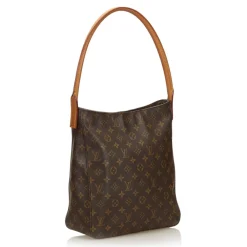 Louis Vuitton Vintage Vintage Bags-- Monogram Looping GM Bag - Brown - Monogram Canvas and Leather Handbag - Luxury High Quality - Avvenice
