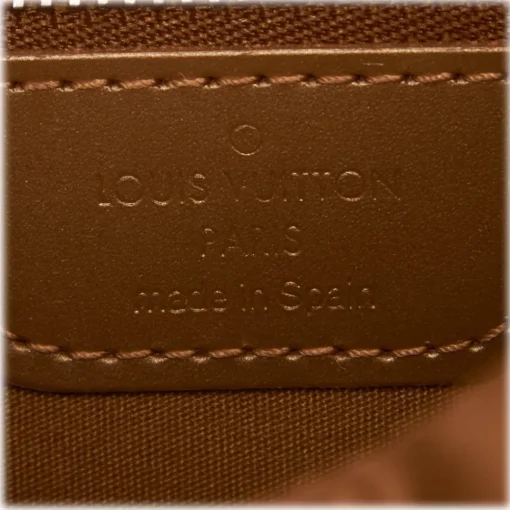 Louis Vuitton Vintage Vintage Bags-- Monogram Matt Stockton Bag - Gold Brown - Vernis Leather Handbag - Luxury High Quality - Avvenice