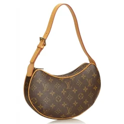 Louis Vuitton Vintage Vintage Bags-- Monogram Croissant PM Bag - Brown - Monogram Canvas and Leather Handbag - Luxury High Quality - Avvenice