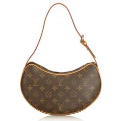 Louis Vuitton Vintage Vintage Bags-- Monogram Croissant PM Bag - Brown - Monogram Canvas and Leather Handbag - Luxury High Quality - Avvenice