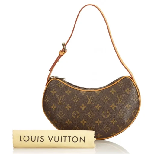 Louis Vuitton Vintage Vintage Bags-- Monogram Croissant PM Bag - Brown - Monogram Canvas and Leather Handbag - Luxury High Quality - Avvenice