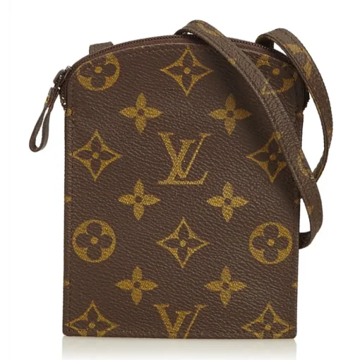 Louis Vuitton Vintage Vintage Bags-- Monogram Pochette Secret Passport Holder - Brown - Monogram Canvas and Leather - Luxury High Quality - Avvenice