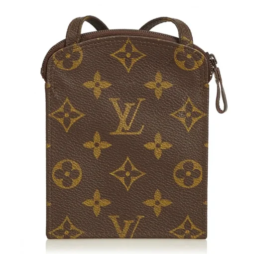 Louis Vuitton Vintage Vintage Bags-- Monogram Pochette Secret Passport Holder - Brown - Monogram Canvas and Leather - Luxury High Quality - Avvenice