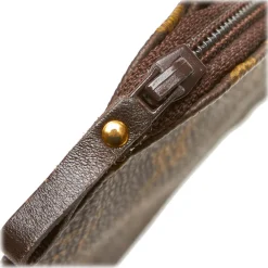 Louis Vuitton Vintage Vintage Bags-- Monogram Pochette Secret Passport Holder - Brown - Monogram Canvas and Leather - Luxury High Quality - Avvenice