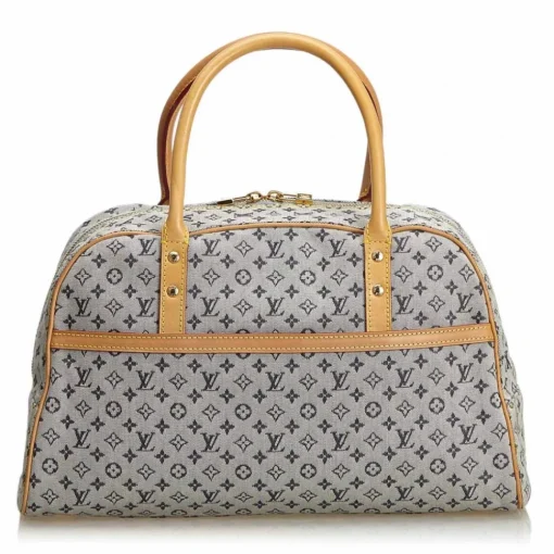 Louis Vuitton Vintage Vintage Bags-- Monogram Mini Lin Marie Bag - Blue Navy Brown - Monogram Leather Handbag - Luxury High Quality - Avvenice