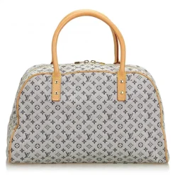 Louis Vuitton Vintage Vintage Bags-- Monogram Mini Lin Marie Bag - Blue Navy Brown - Monogram Leather Handbag - Luxury High Quality - Avvenice