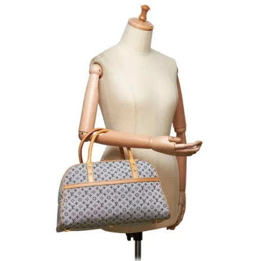 Louis Vuitton Vintage Vintage Bags-- Monogram Mini Lin Marie Bag - Blue Navy Brown - Monogram Leather Handbag - Luxury High Quality - Avvenice